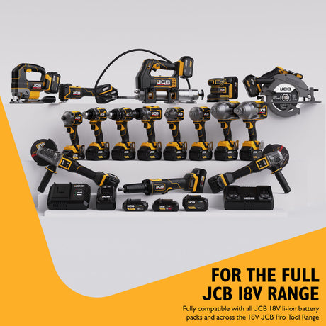Battery and Charger Compatible with the full JCB 18v Range