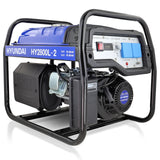 Hyundai 2.2kW / 2.75kVA* Petrol Site Generator with Recoil Start | HY2800L-2