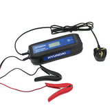 Hyundai 4 Amp SMART Car Battery Charger 6v / 12v, 1.2 - 130Ah Capacity| HYSC-4000M