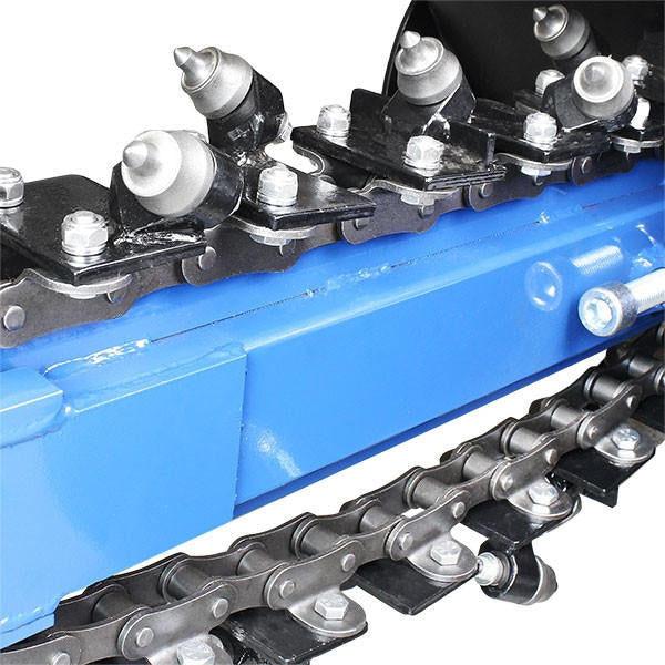 Hyundai 210cc 7hp Petrol Trencher, Recoil Start, 450mm Depth | HYTR70