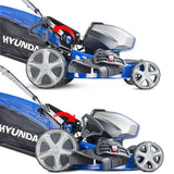 Hyundai 80V Lithium-Ion Cordless Battery Powered Lawn Mower 45cm Cutting Width With Battery and Charger | HYM80LI460P