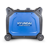 Hyundai 6600W / 6.6kW Petrol Inverter Generator, Remote Keyfob & Electric Start, Wheels & Closed Case Design, DC & USB | HY6500SEi