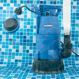 Hyundai 1100W Submersible Water Pump, 25-32mm / 1- 1/2'' Hose, Clean and Dirty Water, 7m Lift | HYSP1100CD