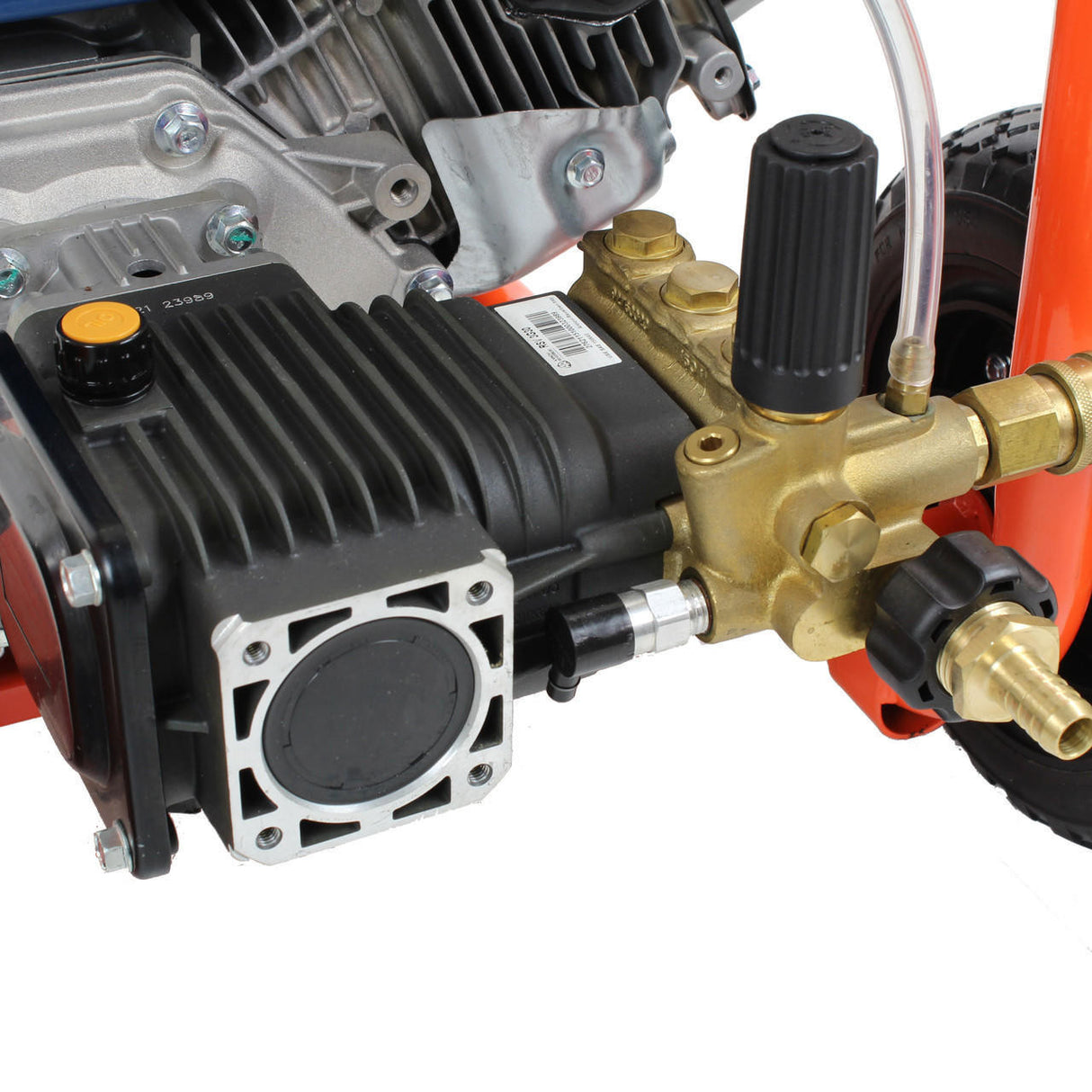 P1 3200psi 214bar Commercial Petrol Pressure Washer,212cc Hyundai Engine, 11L/min & 18" Rotary Flat Surface Cleaner | P3200PWT+85.403.005