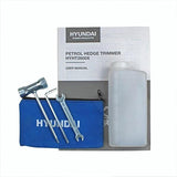 Hyundai 26cc 600mm Petrol Hedge Trimmer Cutter, Easy-Start & Lightweight 2-stroke & Folding Trolley on Wheels, Garden Trolley 100kg | HYHT2600X+GTW220