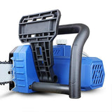 Hyundai 16" 40cm Electric Chainsaw 2400W 230V & Garden Trolley on Wheels, 100kg Load with Brakes | HYC2400E+GTW260