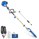 Hyundai 52cc Petrol Pole Saw Pruner Chainsaw 2.7m Long Reach 260mm Cutting Width & Garden Trolley on Wheels, 100kg Load with Brakes | HYPS5200X+GTW260