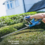 Hyundai 20V 510mm Cordless Hedge Trimmer, 2.0Ah Li-ion Battery, Lightweight & Powerful | HY20CHT