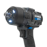 Hyundai 20V Cordless ½’’ Impact Wrench, 700Nm High-Torque with Friction Ring, Bare Unit | IW20X-700 - IW20X-700 with BI20-4 20V 4Ah Battery