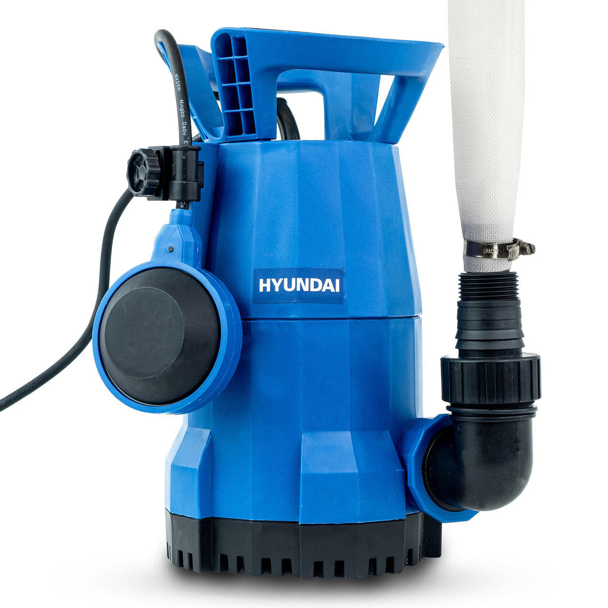 Hyundai 250W Submersible Water Pump, 25-32mm / 1 - 1/2" Hose, Lightweight, Clean Water, 6m Lift | HYSP250CW