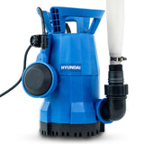 Hyundai 250W Submersible Water Pump, 25-32mm / 1 - 1/2" Hose, Lightweight, Clean Water, 6m Lift | HYSP250CW