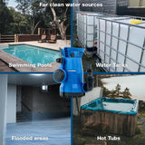 Hyundai 250W Submersible Water Pump, 25-32mm / 1 - 1/2" Hose, Lightweight, Clean Water, 6m Lift | HYSP250CW