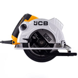 JCB Electric Circular Saw, 184mm Blade Max Cut  65mm, 90-45° Bevel,Corded, 1500W, 230V | 21-CS1500