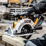 JCB 18V Cordless Circular Saw 165mm 6.5" Li-Ion Battery 2-5.0Ah | 21-18CS-B - Bare Unit + 2.0Ah Battery