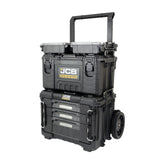 Doubles as a garage or workshop storage solution with wall-mounting brackets included