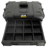 JCB Site System 5-Piece Tool Storage Set, Heavy-Duty Modular Toolboxes | JCB-SITESYS-ST-2