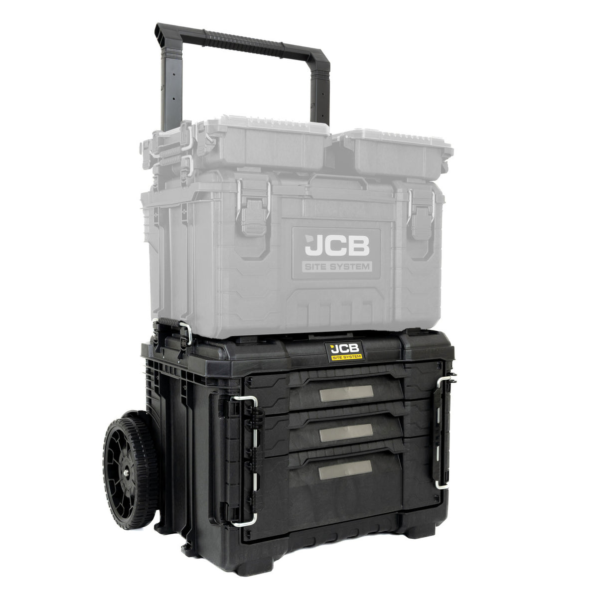 Part of the JCB Modular Site System Storage System