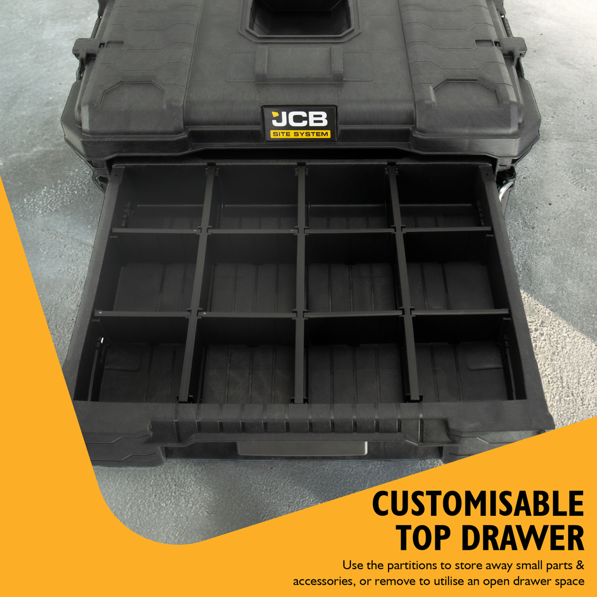 Jcb Box JCB Site System 3-Drawer Rolling Tool Box, 9... – Power Site