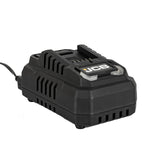 JCB Pro 18V Pro, 75Nm Combi Drill, 115mm Angle Grinder, 2x 5.0Ah Li-ion Batteries & 4.5A Fast Charger (with Soft Tool Bag) | JCB-18PKIT-4