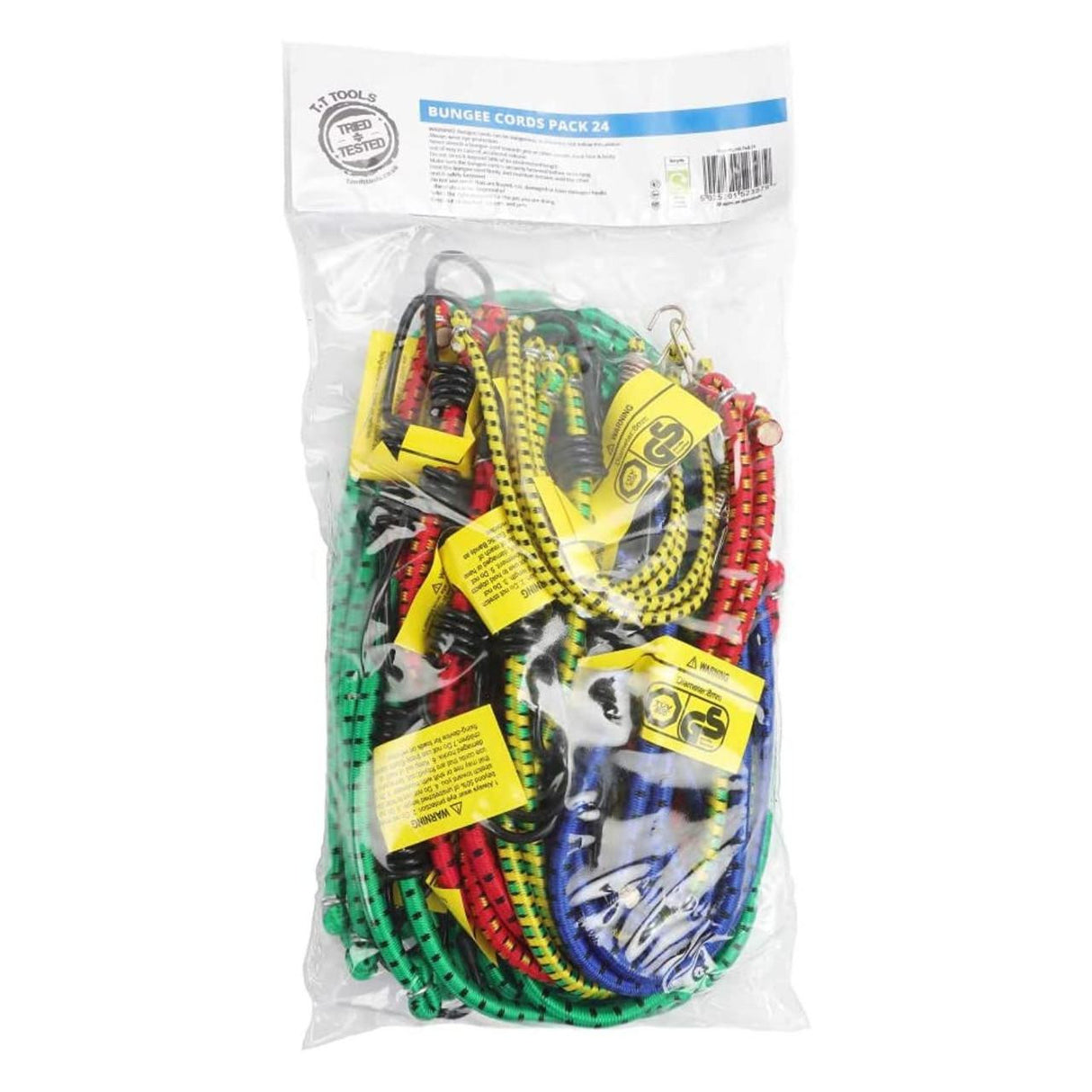 Tried + Tested Assorted Bungee Cord Set (24 Pieces) | TT199