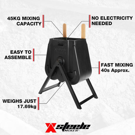 Key Features of the Steele Concrete Mixer HANDMIX1