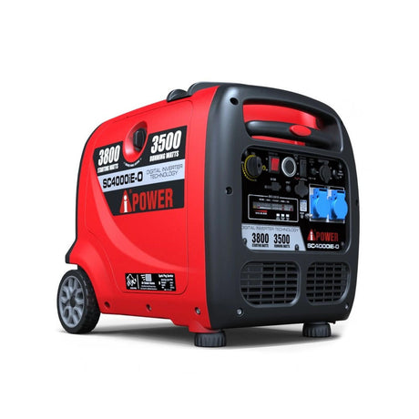A-iPower 3.8kW Petrol Inverter Generator, Sine Wave Output | SC4000i-E-O