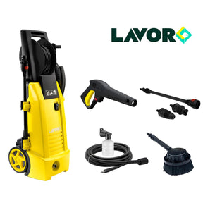 Lavor Ninja 145bar Electric Pressure Washer 1900W 7L/Min Flow 6m Hose & Attachments | 8.092.0071C