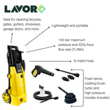Key Features of the lavor pressure washer 8.092.0071C