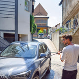 Ideal for cleaning bicycles, gates, gutters, driveways, garage doors, and more