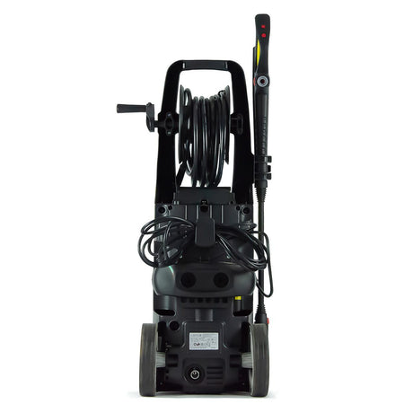 Compact, portable design with wheels for easy transportation