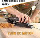 MAXXT Sheet Orbit Sander 3mm, 350W Brushless, 4000-10000RPM, 10 Sanding Sheets | R7307-UK