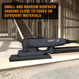 MAXXT Sheet Orbit Sander 3mm, 350W Brushless, 4000-10000RPM, 10 Sanding Sheets | R7307-UK