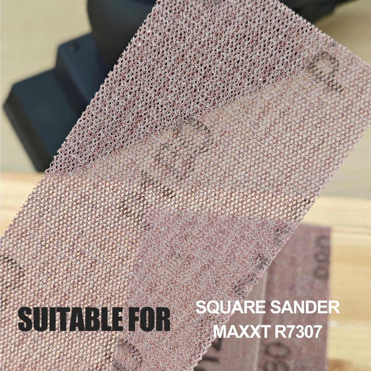 MAXXT 50-Piece Mesh Sanding Sheet Kit – 80 / 120 / 180 / 220 / 320 Grits | MSD19870-UK