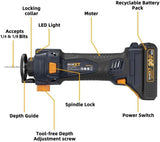 MAXXT 18v Cordless Drywall Cutting Tool, Brushless , 18V , 2Ah Battery & Charger, 28000 RPM | BW2301-3-UK