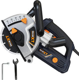 MAXXT Wall Chaser with Dust Extractor, 1700W , 9000 RPM, 50mm Max Cutting Width | 30mm Channel Depth | MWC1700-UK