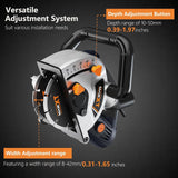 MAXXT Wall Chaser with Dust Extractor, 1700W , 9000 RPM, 50mm Max Cutting Width | 30mm Channel Depth | MWC1700-UK