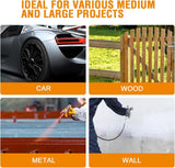 MAXXT Airless Paint Sprayer 226 Bar, 1200W, 1.6L/min Flo, 7.5m Hose, Water-Based Paint & Varnish Compatible | R9221-UK