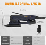 MAXXT Brushless 3mm Triangle Sander, 350W, 6-Speed, 10x Sanding Pads | R7310-UK