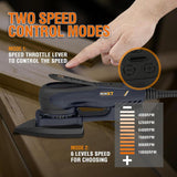 MAXXT Brushless 3mm Triangle Sander, 350W, 6-Speed, 10x Sanding Pads | R7310-UK
