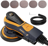 MAXXT 150mm Brushless Eccentric Sander 2.5mm Orbit, 350W, 230V, 10x Sanding Discs | R7303-5-UK1