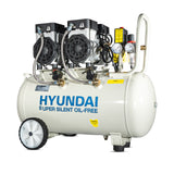 Hyundai 1500W 50L Oil Free Low Noise Portable Electric Air Compressor 11CFM 118psi | HY27550X