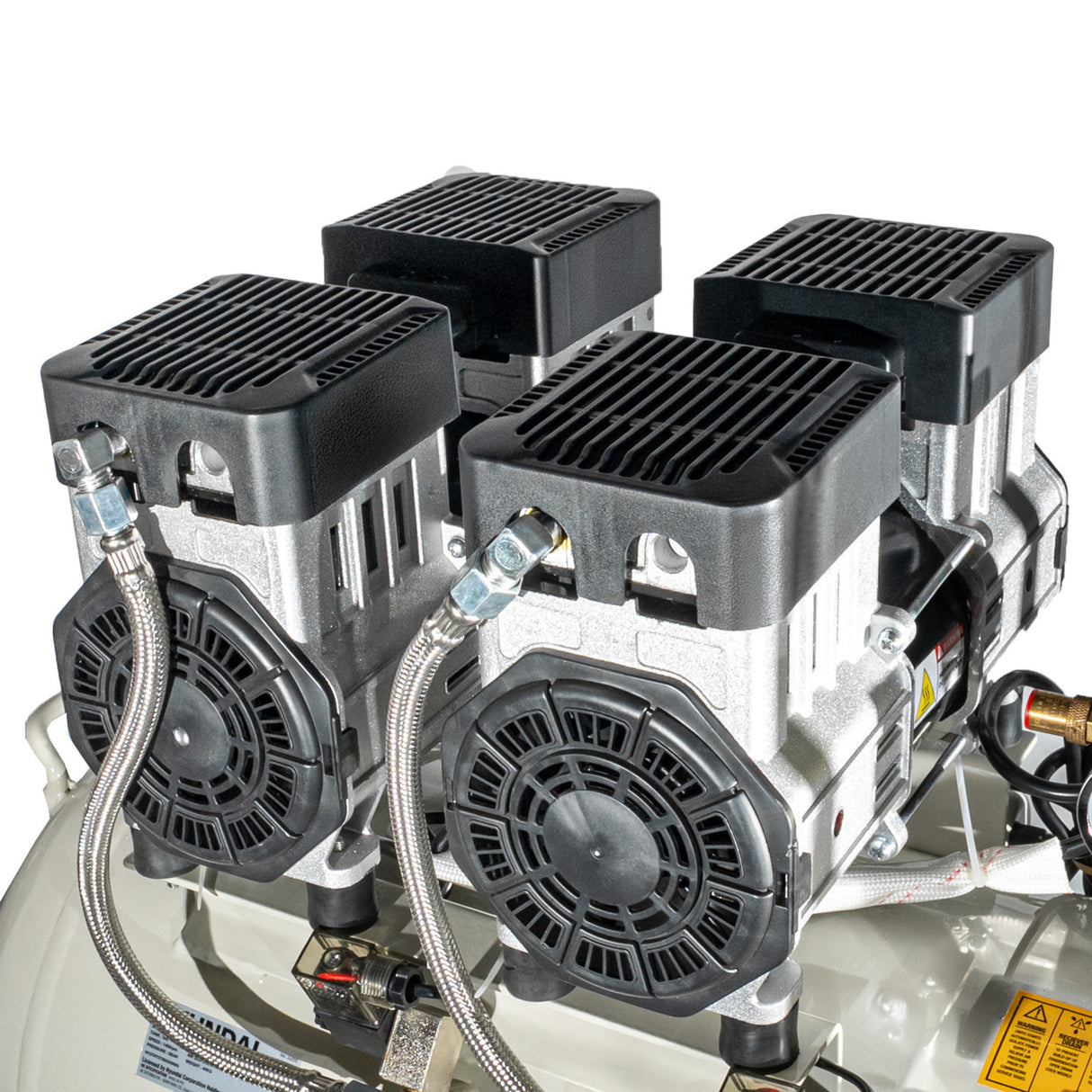 Hyundai 1500W 50L Oil Free Low Noise Portable Electric Air Compressor 11CFM 118psi | HY27550X