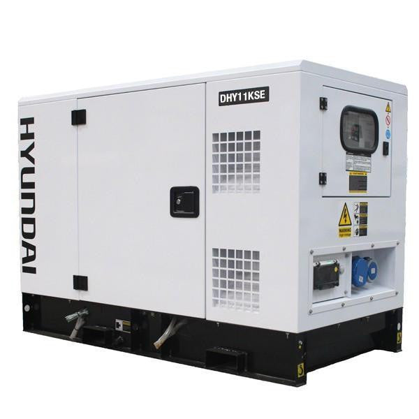 Refurbished Hyundai 8.8kW/11kVA Three Phase Diesel Generator | DHY11KSE - Grade B
