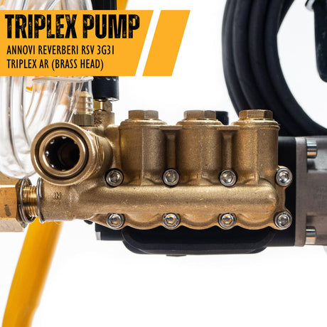 jcb tools JCB Petrol Pressure Washer 3100psi / 213bar, 224cc JCB engine, Triplex AR pump, 10.7L/min flow rate | JCB-PW7532P