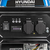 Hyundai 3.3kW / 3300W Inverter Open Framed Generator, Recoil Start, Pure Sine Wave | HY3750i
