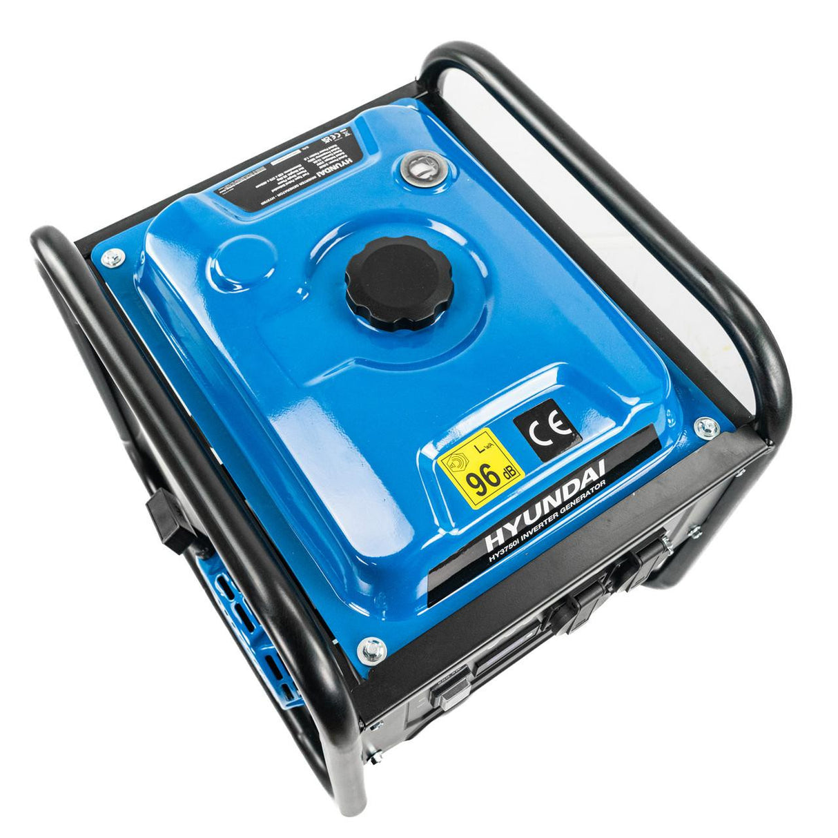 Hyundai 3.3kW / 3300W Inverter Open Framed Generator, Recoil Start, Pure Sine Wave | HY3750i