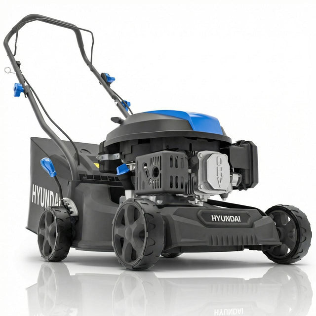 Hyundai HYM16130PX 40cm hand push petrol lawnmower with 139cc engine