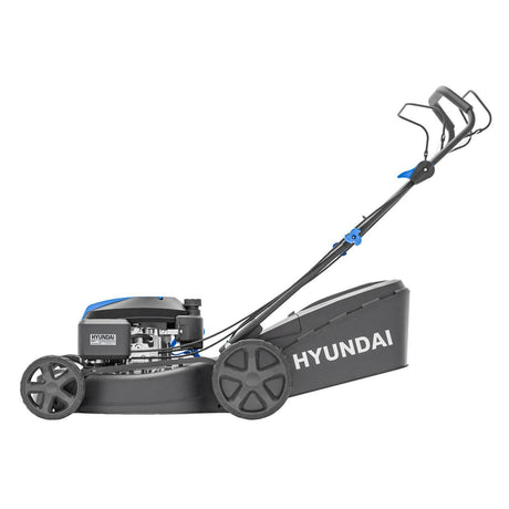 Hyundai mulching petrol lawn mower for small to medium gardens