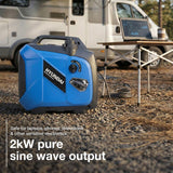 Hyundai 2.0kW / 2000W Inverter Generator, Recoil Start, Pure Sine Wave | HY2350Si
