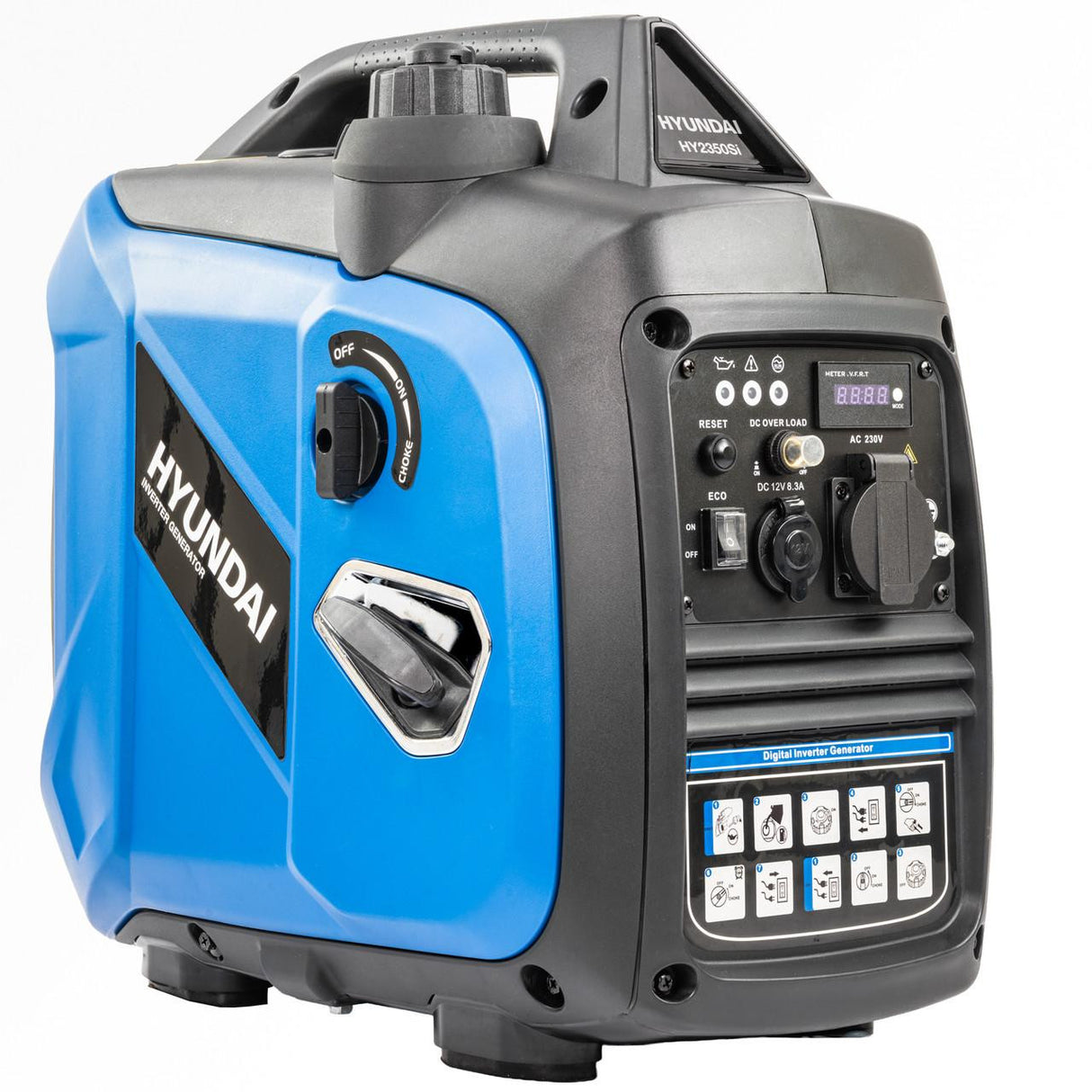 Hyundai 2.0kW / 2000W Inverter Generator, Recoil Start, Pure Sine Wave | HY2350Si